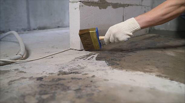 SJ Waterproofing Pros Wet Basement Repair coverage map for New Bavaria, OH and surrounding area
